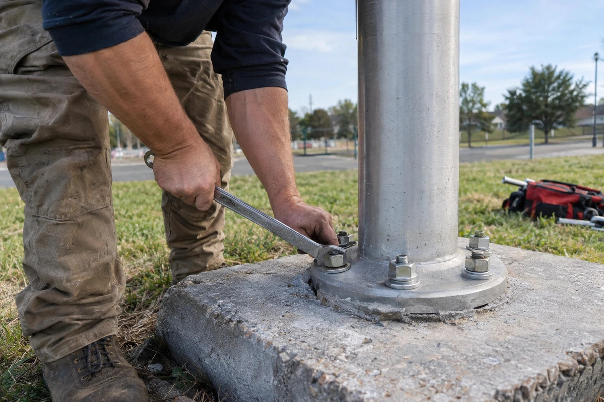 Flagpole installation and repair contractor